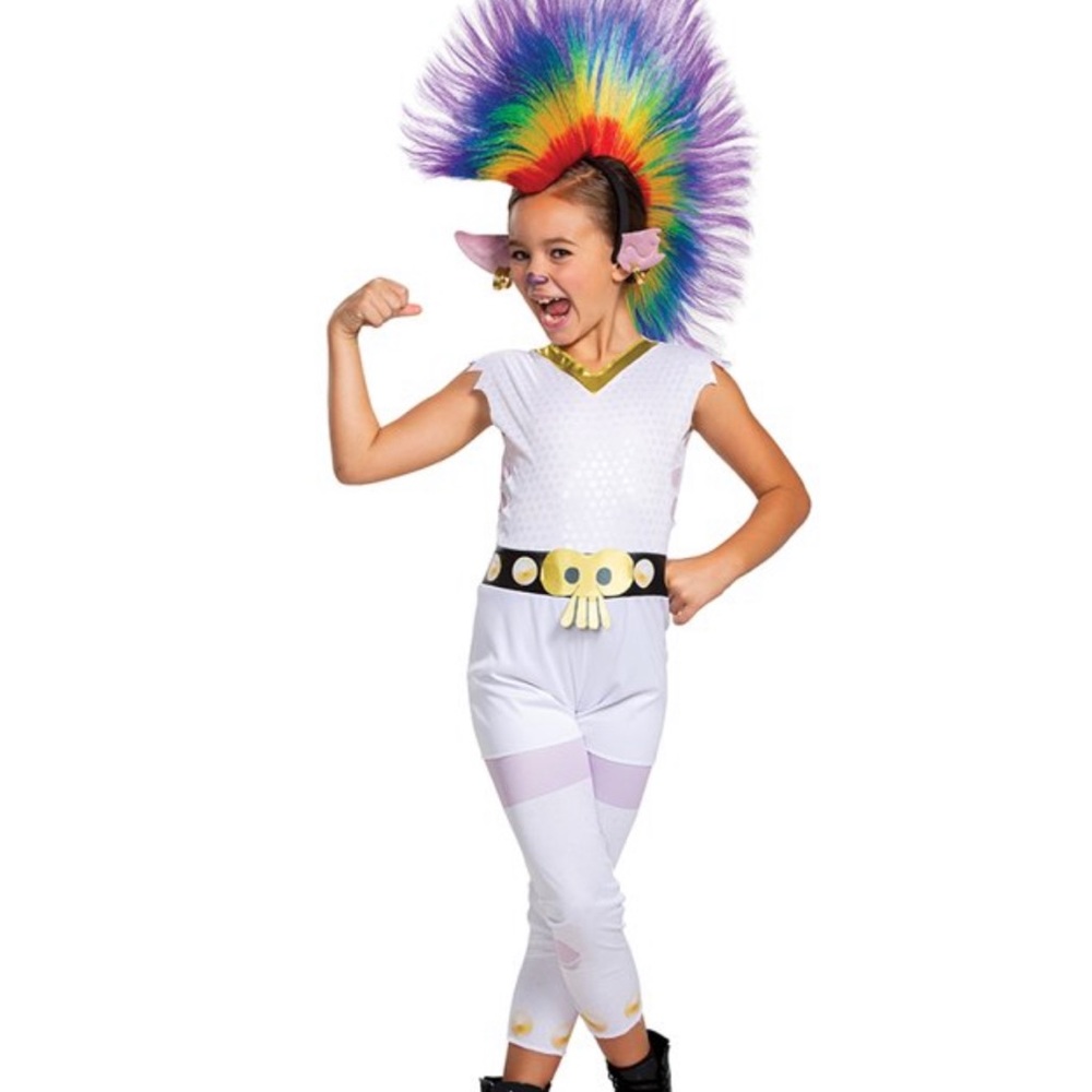 Trolls Barb Rock Star Girl Costume (M8-10)